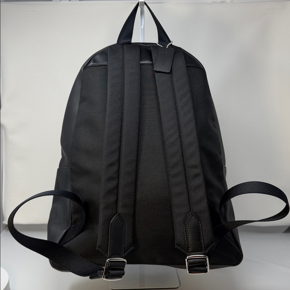 Coach Snoopy 2015 Limited Edition Black Leather Backpack Peanuts Collaboration - Picture 16 of 17